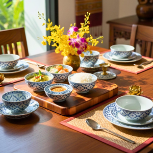 Planche à découper classique en bois naturel, planche à découper de cuisine en bois solide, finition durable, écologique, passe au lave-vaisselle - Product Image 2