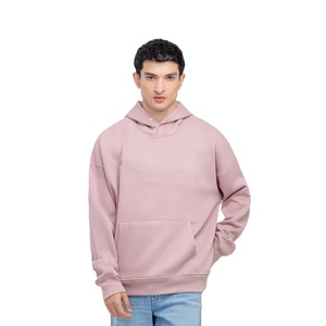 Sudaderas con Capucha de Punto para Hombre, Color Rosa Claro, Suaves, de Forro Polar, para Invierno, Ropa Deportiva, Personalizables con Impresión de Marca, Venta al Por Mayor - Product Image 2