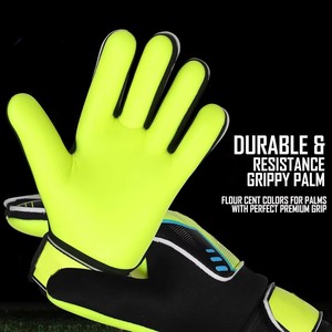 Vente chaude gants de sport pour adultes équipement de gardien de but antidérapant résistant à l'usure pour les gants de gardien de but d'entraînement de Football - Product Image 6