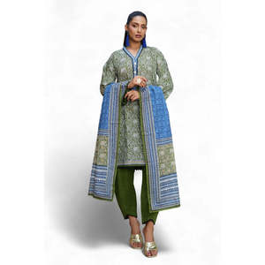 ชุดคัตต้าห์พิมพ์ลาย 3 ชิ้นสำหรับผู้หญิง รุ่น SD-52217 - Product Image 4