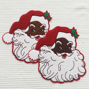 ผ้ากำมะหยี่ปักโลโก้ขนาดใหญ่สำหรับเสื้อผ้าผ้าปักรูปดอกไม้สามารถปรับแต่งได้ - Product Image 3