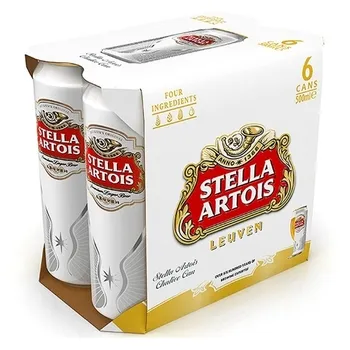 Compre Cerveja Stella Artois em Latas/Garrafas de Melhor Qualidade ao Melhor Preço