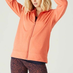 Sudaderas con capucha con logotipo personalizado para mujer, camiseta de gimnasio transpirable de manga larga de alta calidad, venta al por mayor, producción a granel, OEM - Product Image 1