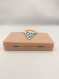 Bolso de Mano de Resina Hecho a Mano de Lujo para Mujer |   Bolso de Noche Acrílico con Acabado Brillante |   Bolso de Mano para Bodas, Fiestas de Novia y Fiestas Nocturnas - Product Image 4