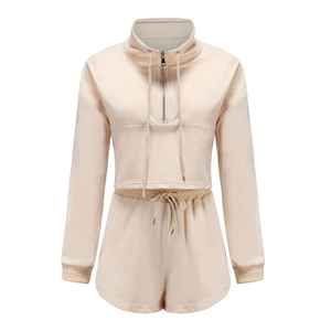 2023 Women Workout Fitness Sports Sweater Outdoor Running Zipper Hoodie Crop <b>Top</b> Quick Dry Sports Yoga Coats - Product Image 6