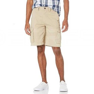 Pantalon décontracté taille moyenne de créateur élégant pour hommes Short cargo design streetwear poches impression numérique en gros teint uni - Product Image 1