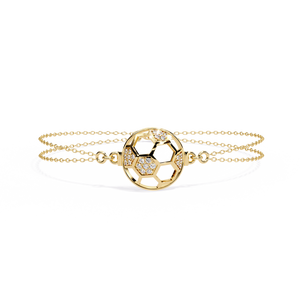 Fabulous 18K <b>Gold</b> Lab Grown Diamond Bracelet & <b>Bangle</b> - Product Image 1