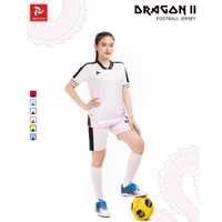 Dragon II Maillots de Football 100% Polyester Unisexe Couleurs Personnalisées Rétro Vente en Gros Equateur Afrique du Sud Vietnam Fabricant