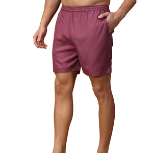 Pantalones cortos deportivos informales para hombre, forro polar de algodón cómodo de alta calidad con cintura elástica, precio al por mayor, joggers sólidos - Product Image 2