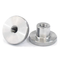 Avec collet en acier inoxydable Blind/Through Hole Metric Round Knurled Thread Insert Knurled Thumb Nuts DIN 466