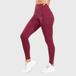Ensemble de yoga pour femmes, style sportswear tendance, respirant, 2 pièces, taille haute, élastique, couleurs personnalisables, service OEM - Product Image 5