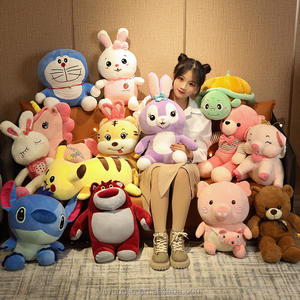 Jouets en peluche mélangés en vrac pour machine à griffes, petits animaux en peluche, prix de jeu de grue, poupées de dessin animé mignonnes, vente en gros pour parc d'attractions - Product Image 4