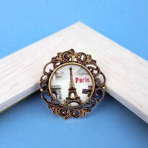 Tip Top Fashions Paris Design Anillo de dedo chapado en oro antiguo ajustable 1505537 - Product Image 1