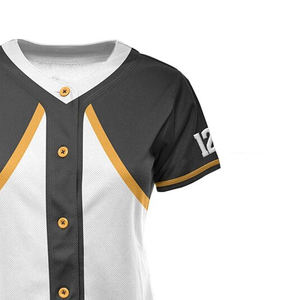 Best Design Men's Quick Dry Baseball Jersey ODM/OEM 100% Cotton High Quality <b>Light</b> Weight Sports Wear Plus Size Breathable - Product Image 6