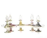 Bouteilles en verre soufflé faites à la main capacité de 25ml de haute qualité pour la décoration de la maison pour le parfum d'huiles essentielles-Noël d'origine d'usine