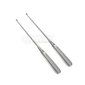 Curettes chirurgicales orthopédiques d'os de Brun de Spratt avec les curettes matérielles en acier durables d'os de Brun de Spratt - Product Image 1