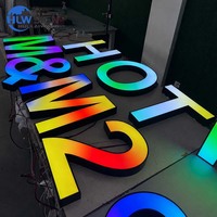 Letrero de Letras con Canales LED RGB a Todo Color, con Más de 100 Modos de Cambio de Color, del Fabricante Original