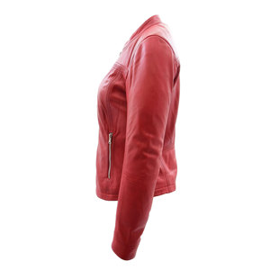 Vestes en cuir véritable à manches longues de haute qualité pour femmes nouveau Design XS-7XL grande taille respirant et teint pour l'automne et l'hiver - Product Image 5