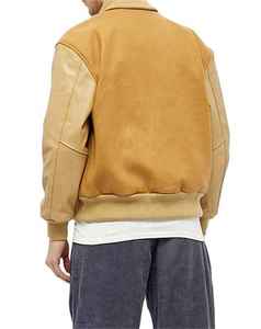 Nouveautés Veste universitaire matelassée en toile d'hiver pour hommes à manches longues - Product Image 2