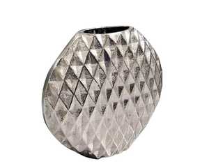 Handmade Aluminium Metal Flower <b>Vase</b> Customized Floral Urn with <b>Engraved</b> Design Personalized Flower <b>vase</b> - Product Image 1