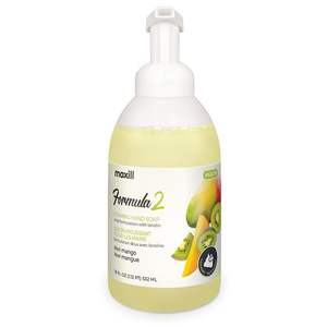 Savon liquide moussant pour les mains Formule 2, 473 ml, hydratant à la lanoline, parfum kiwi-mangue, 18 oz, vente en gros - Product Image 1