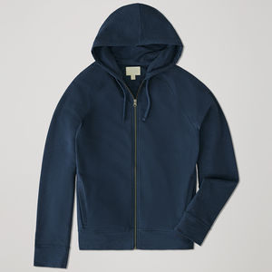 Sweat à capuche zippé en éponge française pour hommes sweats à capuche en coton bio sweat à capuche zippé sweat-shirt personnalisé avec capuche - Product Image 4