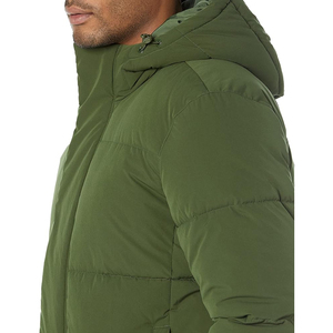Customized Logo Printing Men's Puffer <b>Jacket</b> Professional High Quality Hooded Full Sleeves and Front <b>Pockets</b> for Winter - Product Image 3