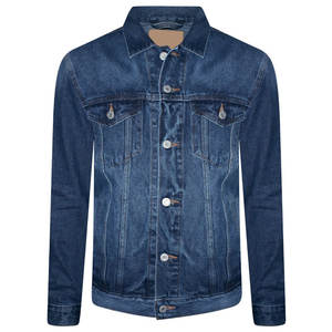Veste en jean bleu vintage pour hommes, coupe ample, manches longues, style déchiré, veste d'hiver décontractée en denim de haute qualité pour hommes - Product Image 4