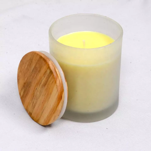 Silvered Mirror Votive Holder <b>Glass</b> Candle Container <b>Wooden</b>/Metal <b>Lid</b> 8oz/10oz/12oz/16oz Amber Custom <b>Glass</b> <b>Jar</b> for Home - Product Image 5