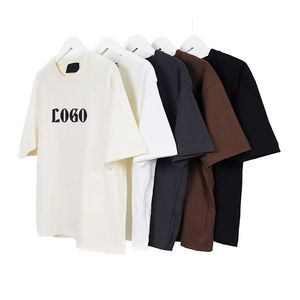 Última llegada camisetas de gran tamaño construye tu marca 100% algodón pesado camiseta de gran tamaño para hombres - Product Image 6