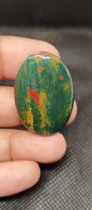 La mejor calidad, cabujón de jaspe de sangre Natural UDGEMS, verde y rojo piedra preciosa, tamaño mixto para hacer joyas DIY o trabajo de Reiki/energía - Product Image 6
