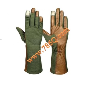 Guantes de cuero de seguridad anticorte resistentes al fuego con pantalla táctil Nomex Pilot Flyer de Pakistán - Product Image 1