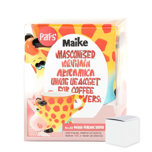 Tazza in Ceramica Personalizzata a Forma di Giraffa Maike, Gadget Unico per Amanti del Caffè - Product Image 2