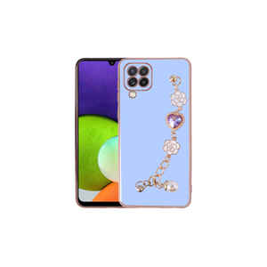 Coque en silicone antichoc avec dragonne et protection caméra pour Samsung Galaxy A22 4G, compatible A53 A34 A03S A24, souple - Product Image 1