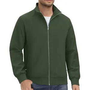 Chaqueta Clásica de Microfibra con Cierre Completo, Chaqueta Informal de Microfibra, Secado Rápido, Ropa de Trabajo, Anti-Pilling, Unisex para Hombre - Product Image 6