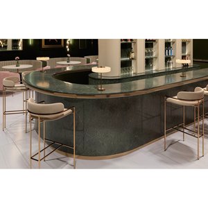 Composición de losa grande de cristal de cuarzo moderno, duradero e impermeable Emerald - Product Image 3