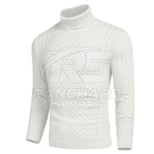 Suéter de Punto para Hombre, Suave, Cálido y Elegante, Suéter de Algodón Cálido para Hombre, Cómodo y Suave para Uso Diario - Product Image 2