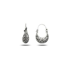 Orecchini 925 borsa senza pietra in argento Sterling - Product Image 1