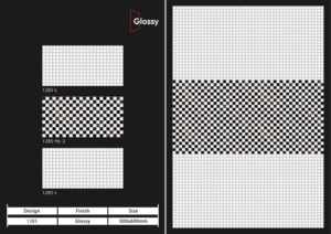 Carreaux muraux en céramique série design 300x600mm pour salle de bain et cuisine, finition brillante ou mate, texture effet sucre, design mural intérieur luxueux - Product Image 2