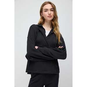 Sweat-shirt à demi-zip avec poche et texture douce - Product Image 2