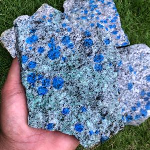 Pierre de jaspe azurite bleue de qualité supérieure, k2nite, directement de la mine, décoration d'intérieur pour la guérison, l'amour et le style religieux - Product Image 3