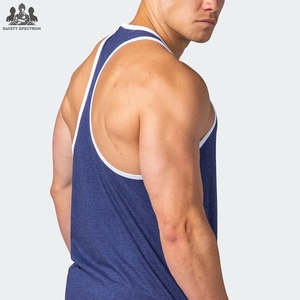 Débardeur de sport décontracté pour homme, musculation, coupe ajustée, sans manches, respirant, séchage rapide, design personnalisé, usine OEM, logo personnalisé - Product Image 4