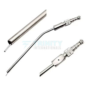 Tube d'aspiration incurvé 4 mm, réutilisable, en acier inoxydable de qualité médicale, pour vente en ligne - Product Image 5