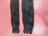 Arrow Exim Cheveux Humains Vierges Indiens Remy Naturels Lisses, Lots de Mèches à Double Trame Cousues à la Machine, 100g, Extensions de Cuticules Brutes Non Traitées