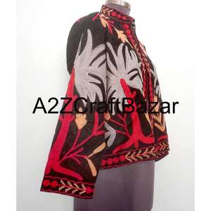 Chaqueta Corta Étnica Bordada a Mano, Chaquetas Cortas para la Temporada de Invierno, Ropa de Abrigo Tradicional de Moda al por Mayor para Mujer - Product Image 4