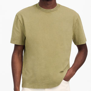 เสื้อยืดผู้ชายคุณภาพสูงสั่งทำพิเศษ ไซส์ใหญ่ ขายส่ง พิมพ์โลโก้ตามสั่ง ระบายอากาศได้ดี ผ้าฝ้าย 100% สำหรับฤดูร้อน - Product Image 3