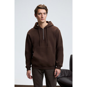 Sweat-shirt à capuche avec poche kangourou et fermeture éclair GRIMELANGE JUSTUS pour homme - Product Image 1