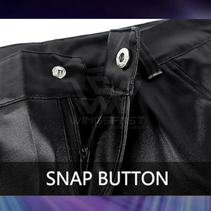 Short en cuir décontracté sur mesure pour hommes, couleur unie, nouveau style directement du Pakistan - Product Image 4