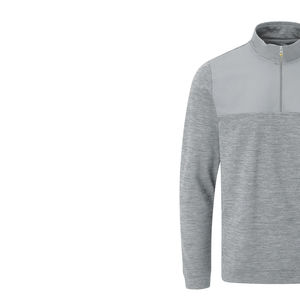 Sudadera de punto de invierno colorida con media cremallera 100% de algodón para hombre, precio al por mayor personalizado - Product Image 3