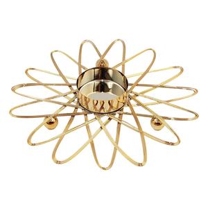 Bougeoir en Métal à Col Unique, Finition Antique en Laiton, 2 Pièces, Éclairage Décoratif pour la Maison, Mariage, Romantique - Product Image 3